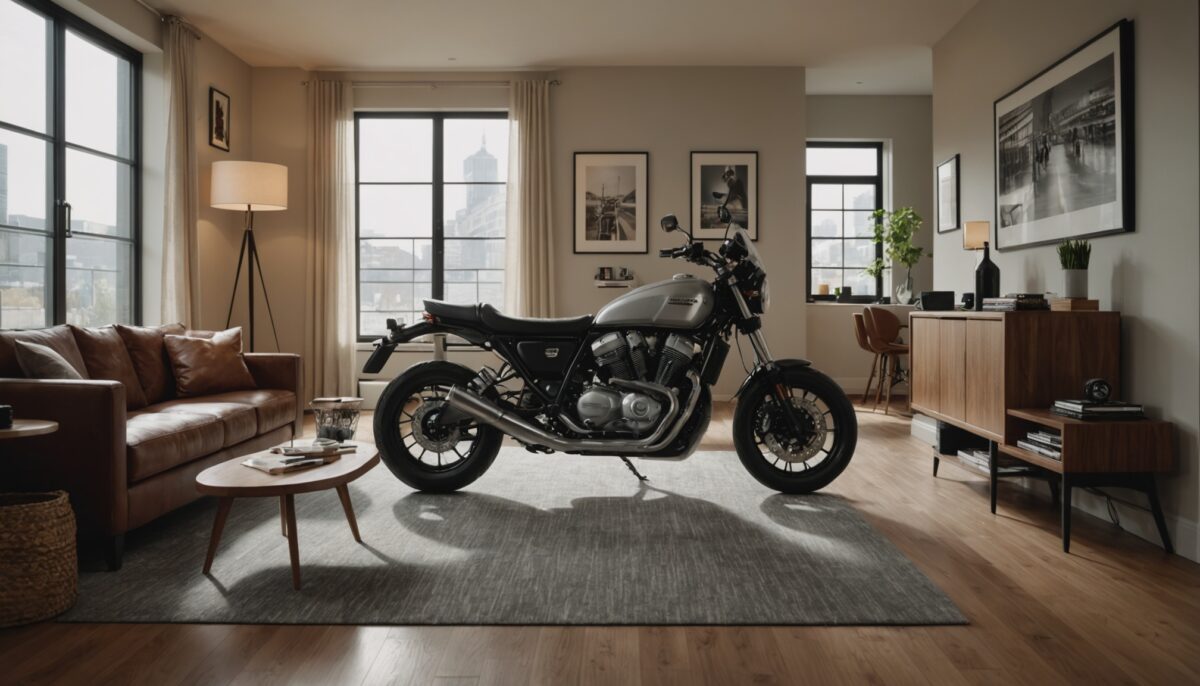 Garer sa Moto dans le Salon : Astuces Pratiques et Réglementations à Respecter