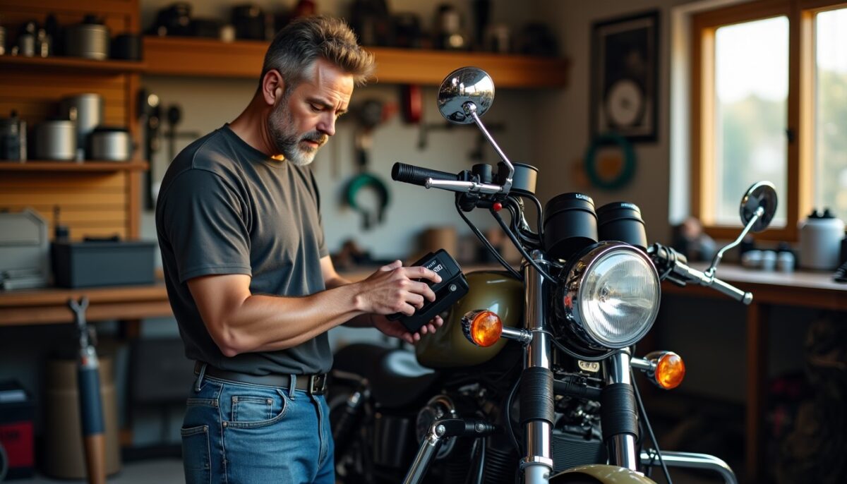 Guide complet pour recharger la batterie de votre moto : toutes les étapes détaillées