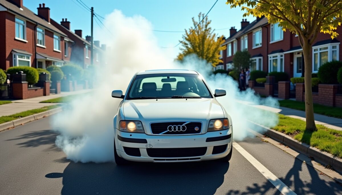 Voiture qui fume blanc et dégage une mauvaise odeur : comprendre les causes et trouver les solutions