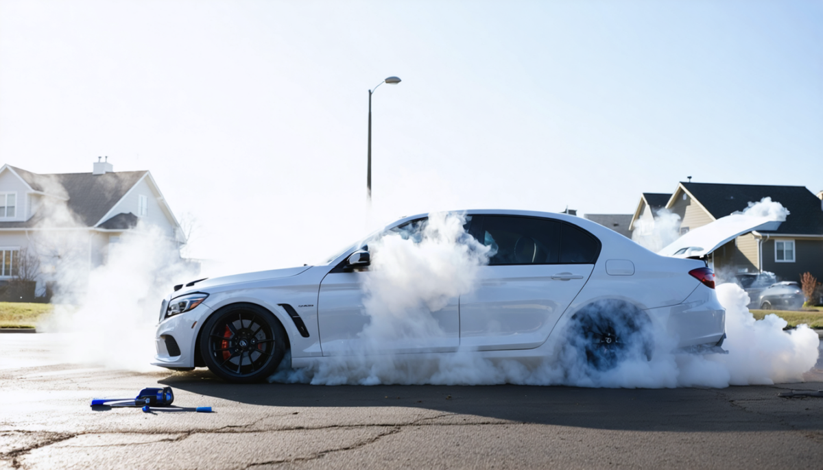 découvrez les causes courantes d'une voiture blanche qui fume et perd de la puissance, ainsi que les solutions efficaces pour y remédier rapidement.